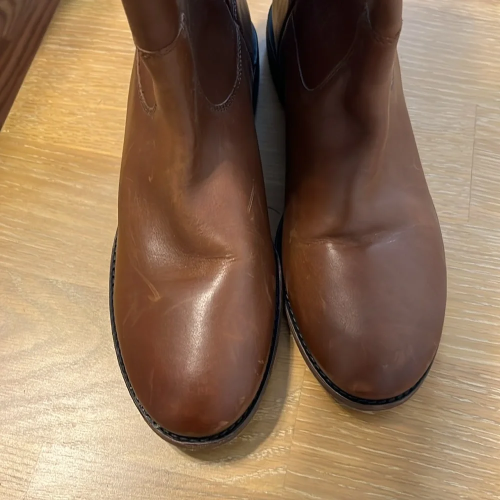 Frye Melissa Classic Women's Tall Leather Riding Boots - Brown size 10 NWOB